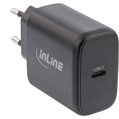 InLine® USB PD Netzteil, GaN Ladegerät, Single USB-C, Power Delivery, 65W (Produktbild 1)