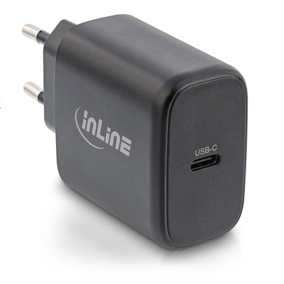 InLine® USB PD Netzteil, GaN Ladegerät, Single USB-C, Power Delivery, 65W