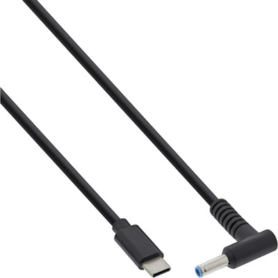 InLine USB Typ-C zu HP Notebook (rund/klein) Ladekabel, 2m