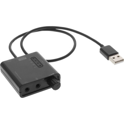 InLine® USB zu HQ Audio Konverterkabel, USB Headset-Verstärker, mit Equalizer und optischem Audioausgang (Produktbild 1)