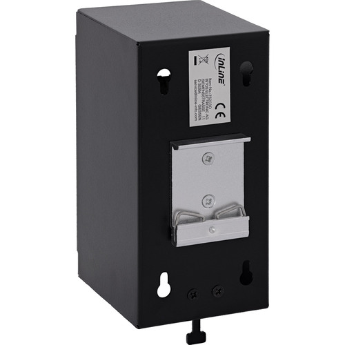 InLine® Verteilerkasten 6-Port Cat.6A Wand-/Hutschiene inkl. Keystone-Module