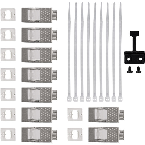 InLine® Verteilerkasten 9-Port Cat.6A Wand-/Hutschiene inkl. Keystone-Module