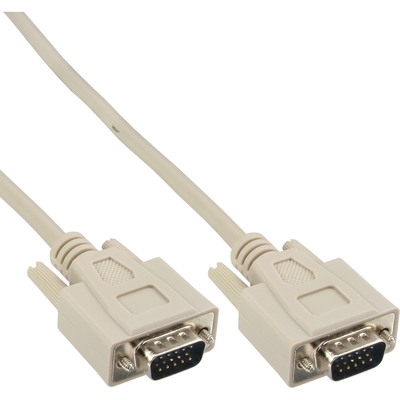 InLine® VGA Kabel, 15pol HD Stecker / Stecker, 2m (Produktbild 1)