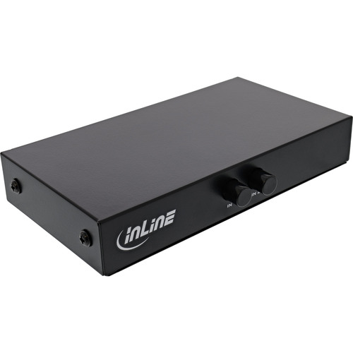 InLine® VGA-Umschalter manuell 2-fach, 15pol HD Signale verteilen