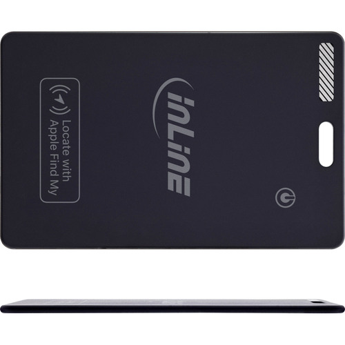 InLine® Wallet Finder, smarte Karte für die Geldbörse, Qi-Aufladung,100mAh, IPX5