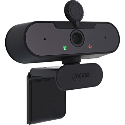 InLine® Webcam FullHD 1920x1080/30Hz mit Autofokus, USB-C Anschlusskabel (Produktbild 1)