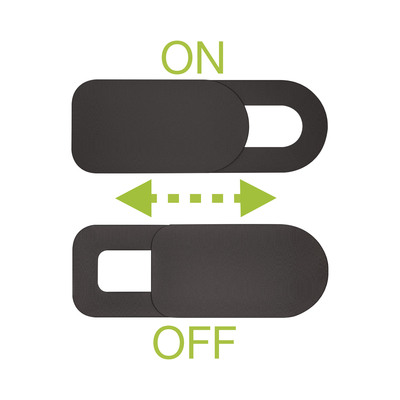 InLine® Webcam Slider Abdeckung, 2er Pack, schwarz