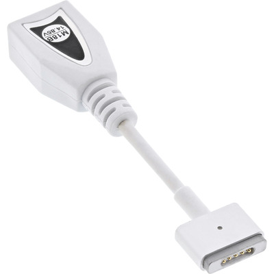 InLine® Wechselstecker M18B (14,85V), für Apple Magsafe2, für Universal Netzteil, 90W/120W, weiß (Produktbild 1)