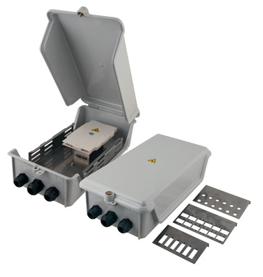 IP54 LWL Spleißgehäuse-Set mit, umfangreichem Zubehör IP54 LWL Spleißgehäuse-Set mit, umfangreichem Zubehör