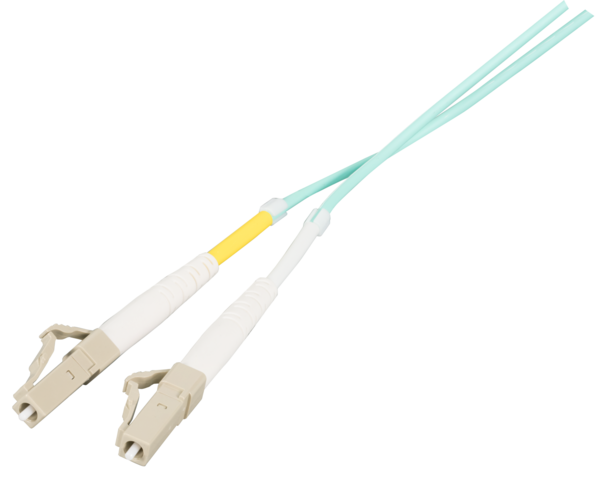 IP67 Kabelverschraubung, M25, LC-D -- Stecker auf LC-D Stecker, OM3, 10m