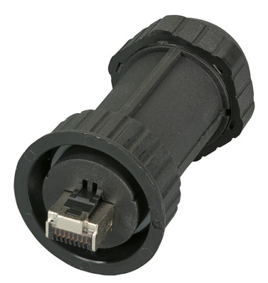 IP68 Kabelverschraubung für RJ45 -- feldkonf. Stecker, Kabel-Durchm.: 4,5 -