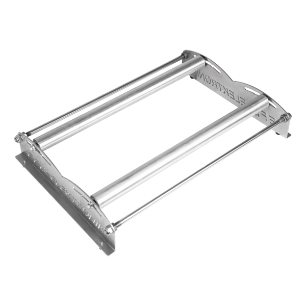 Kabelabroller für Kabeltrommel -- Trommelgröße einstellbar