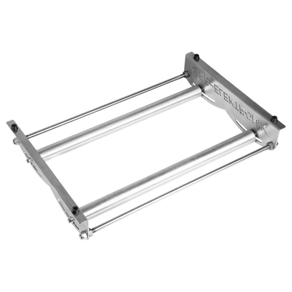 Kabelabroller für Kabeltrommel -- Trommelgröße einstellbar