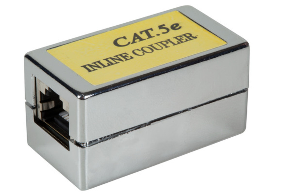 Keystone + Adapter  Modular-Adapter RJ45 STP, Cat.5e, metallisiert, 1:1 - 1 VPE = 125 Stück Keystone + Adapter