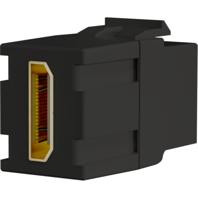 Keystone Einbauadapter HDMI A - A -- schwarz