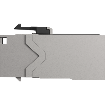 Keystone Einbauadapter RJ45 STP, Cat.6A -- 90° Anschluß, Zinkdruckguß T=40mm