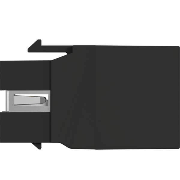 Keystone Einbauadapter USB2.0 A - A -- schwarz