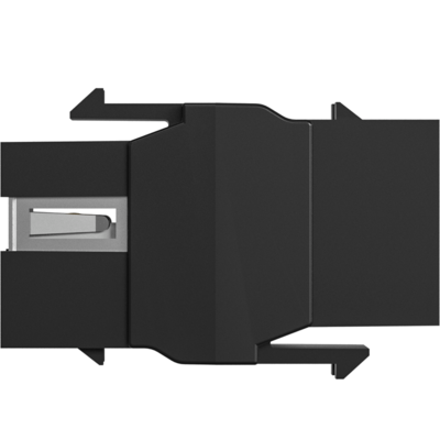 Keystone Einbauadapter USB2.0 A - B -- schwarz