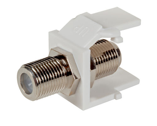 Keystone mit F-Verbinder weiß Keystone mit F-Verbinder weiß