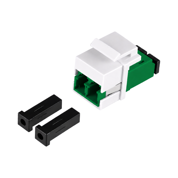 Keystone Modul LC/APC Duplex OS2 grün
