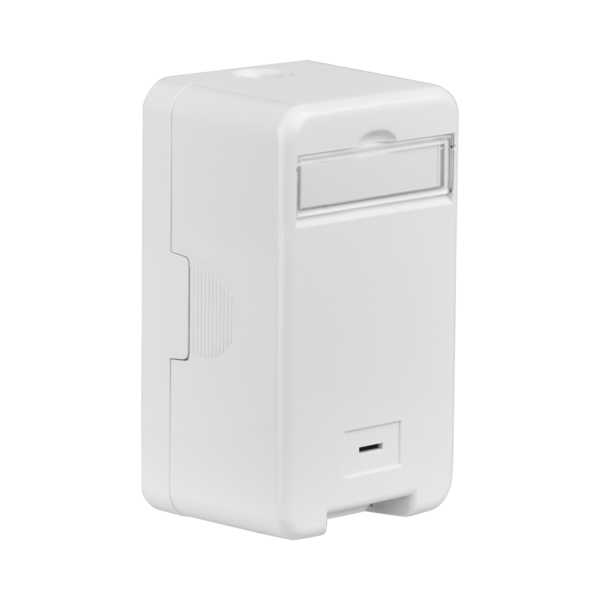 Keystone Verteilerbox Aufputz, 1-Port -- Staubschutz selbstschließend