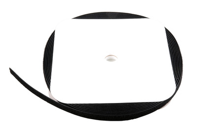 Klettband 20mm schwarz, 25 Meter Rolle --