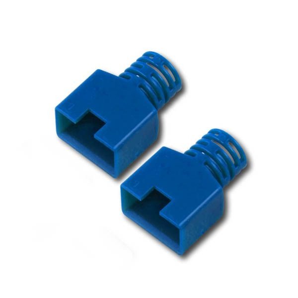 Knickschutztülle RJ45 blau,100 Stück --