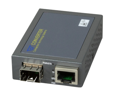 Kompakt Managed Media Konverter -- RJ45-SFP,100/1000Mbps