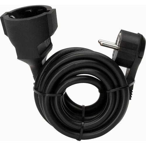 Kopp Verlängerung, Schutzkontakt-Flachstecker und Schutzkontakt-Kupplung, 3m