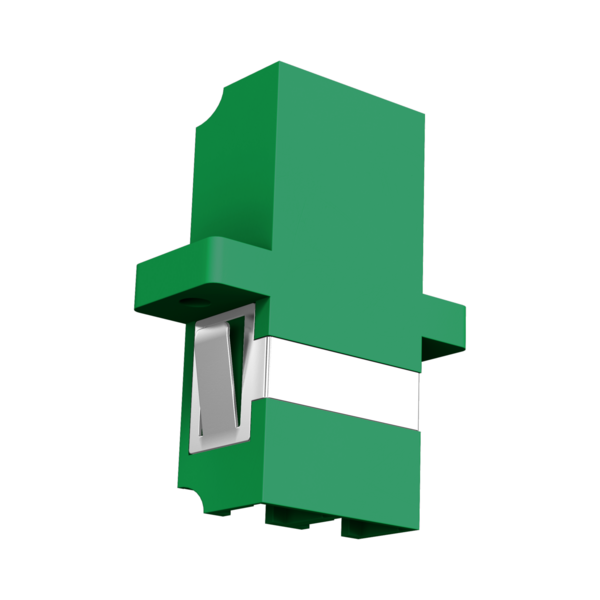 Kupplung LC/APC Duplex OS2 grün --