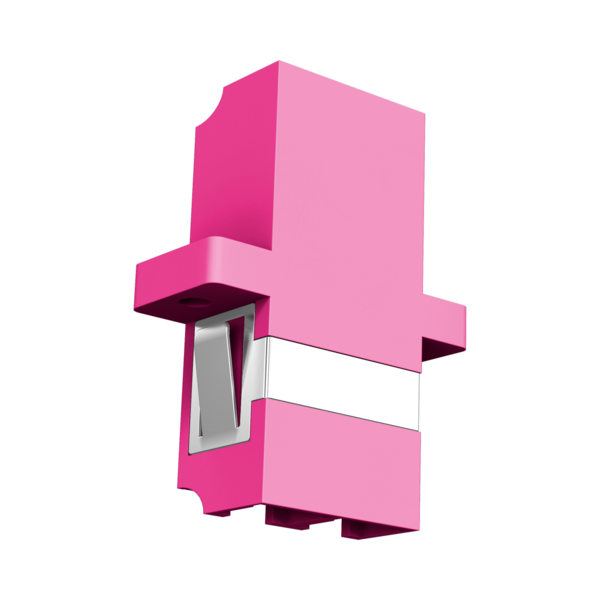 Kupplung LC Duplex OM4 erikaviolett --