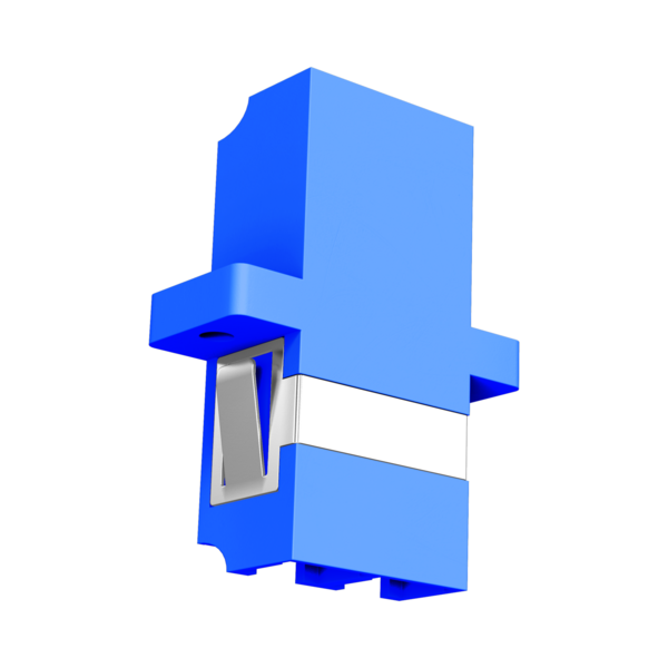 Kupplung LC Duplex OS2 blau --