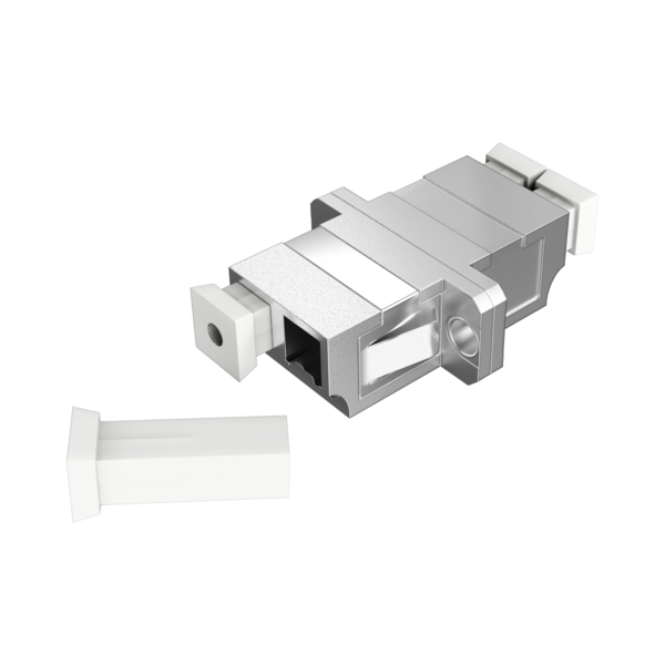 Kupplung LC Duplex OS2 Metallgehäuse --