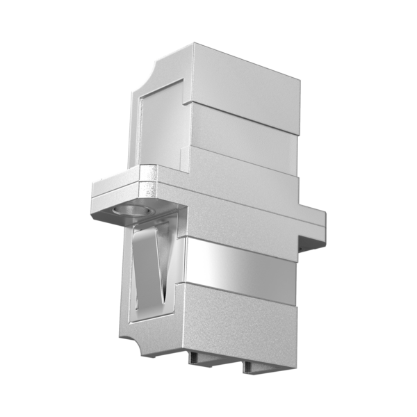 Kupplung LC Duplex OS2 Metallgehäuse --