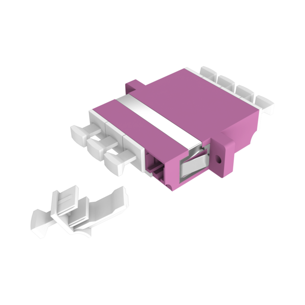Kupplung LC Quad OM4 erikaviolett --