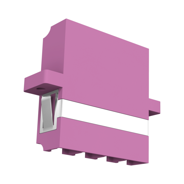 Kupplung LC Quad OM4 erikaviolett --