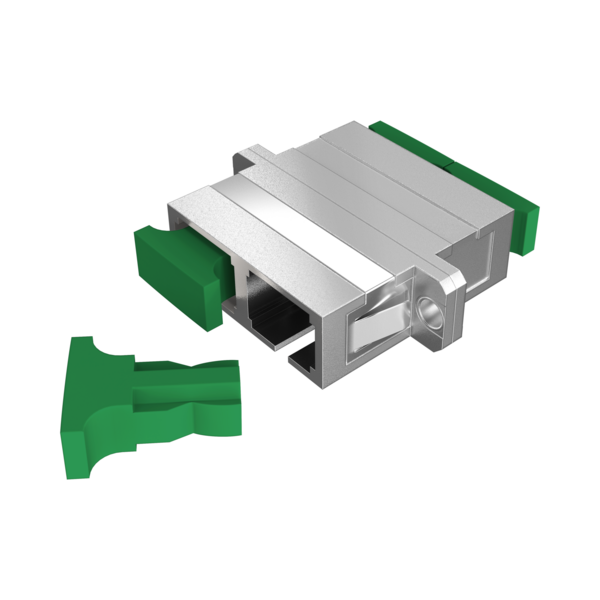Kupplung SC/APC Duplex OS2 Metallgehäuse --