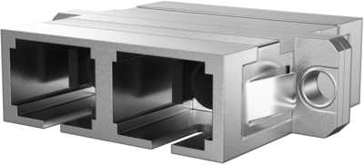 Kupplung SC Duplex OM1-5 Metallgehäuse -- Kupplung SC Duplex OM1-5 Metallgehäuse --