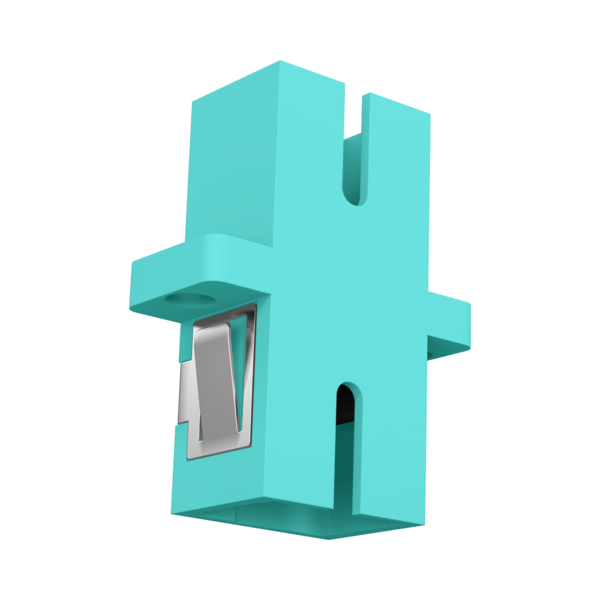 Kupplung SC Simplex OM3 aqua --