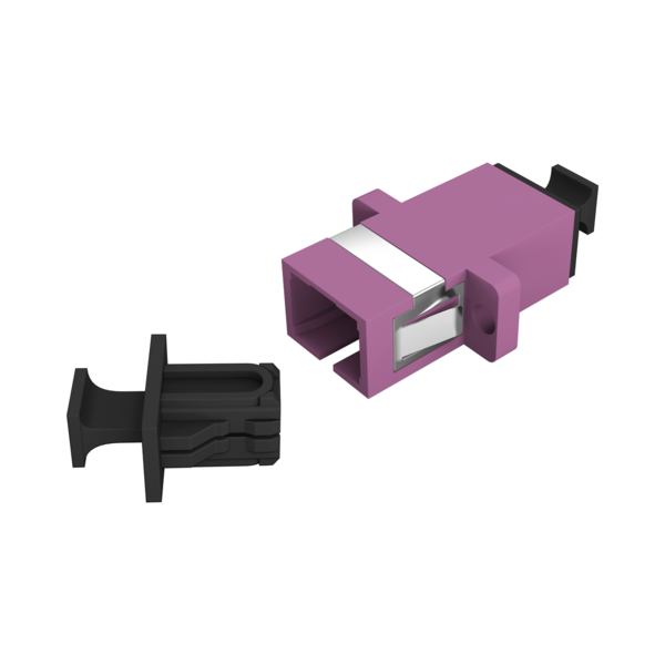 Kupplung SC Simplex OM4 erikaviolett --