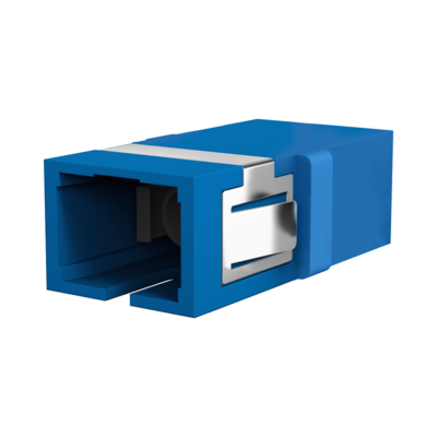 Kupplung SC Simplex OS2 blau -- flanschlos