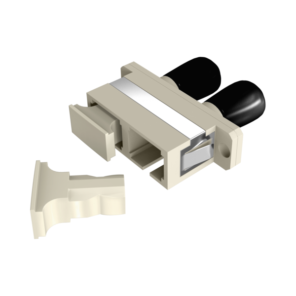 Kupplung SC-ST Duplex OM1-5 beige --