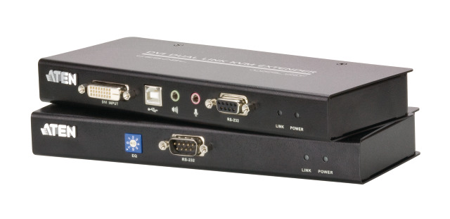 KVM Extender-Set DVI-USB-Audio -Serial, 2x RJ45, Single Link KVM Extender-Set DVI-USB-Audio -Serial, 2x RJ45, Single Link