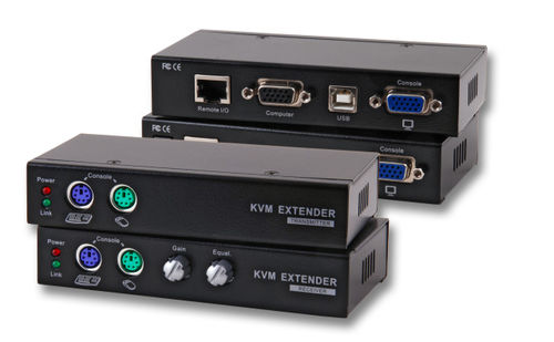 KVM Extender-Set PS/2-USB via Cat.5e/6/7 100m KVM Extender-Set PS/2-USB via Cat.5e/6/7 100m