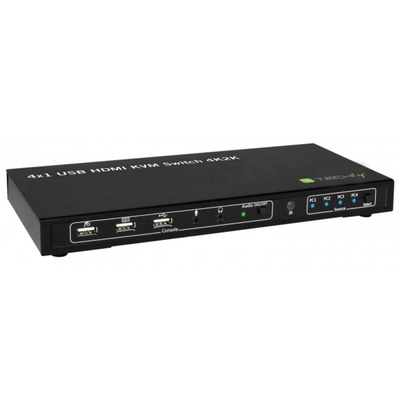 KVM Switch USB, HDMI, 4K, 4 Wege -- 