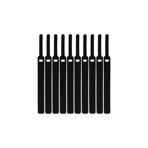 LABEL THE CABLE LTC Basic Straps, Klettkabelbinder 10er Set schwarz