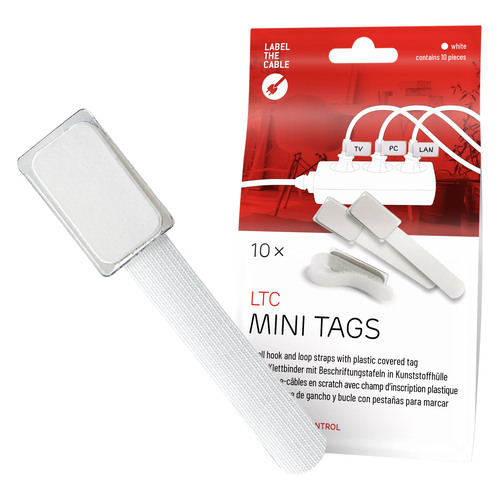 LABEL THE CABLE LTC MINI TAGS Kabeletiketten 10er Set weiß
