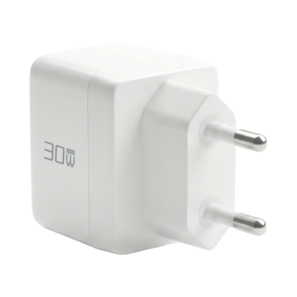 Ladegerät 30W USB-C Set PD3.0 GaN QC3.0 -- inkl. 2m USB-C Ladekabel weiß