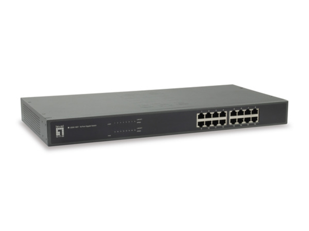 LAN Switch  16-Port Gigabit Ethernet Switch,  - 1 VPE = 5 Stï¿½ck LAN Switch