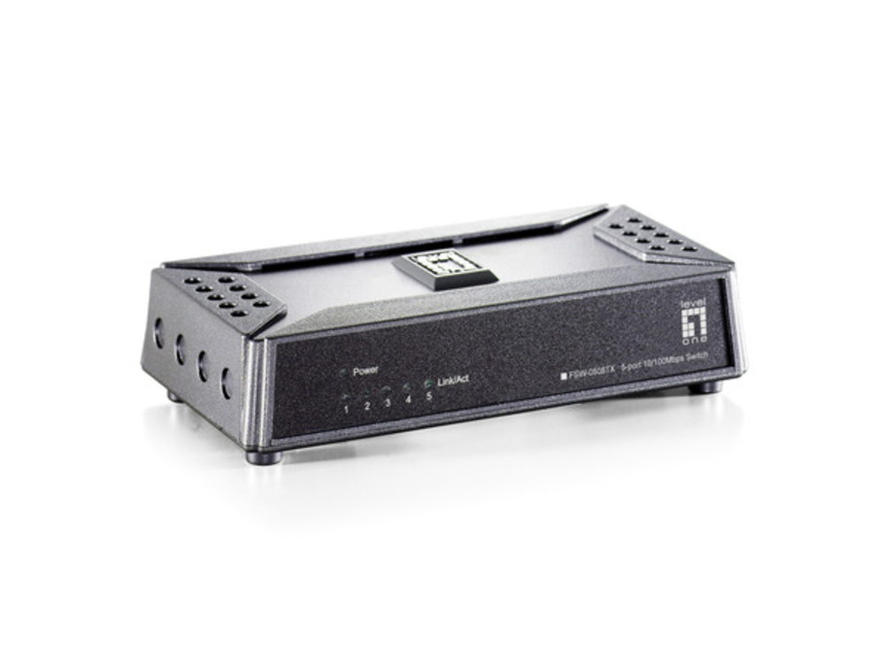 LAN Switch  5-Port Fast Ethernet Switch, ultracompact - 1 VPE = 40 Stück LAN Switch